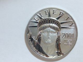 2001 Platinum 1/2 Ounce 50 Dollar Coin photo