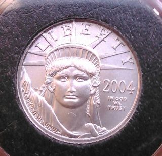 2004 - W 1/10 Oz Proof Platinum American Eagle photo