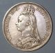 Great Britain Crown 1887 Very Fine,  / Extremely Fine Silver Coin UK (Great Britain) photo 3