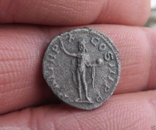 Alexander Severus Ar Denarius,  Ancient Roman Silver Coin,  222 Ad photo