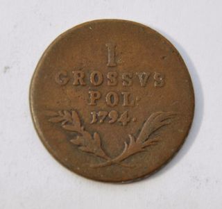 1 Grossus Pol 1794 - Poland - Galicia & Lodomeria photo