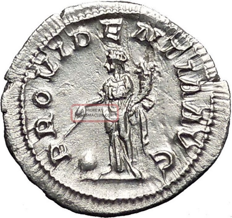 Maximinus I Thrax 235ad Silver Ancient Roman Coin Goddess Of