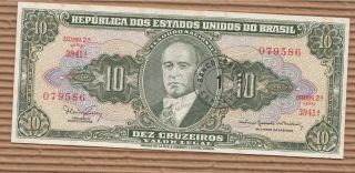 Banknote Brasil C114 1967 1 Centavo Estampa 2a Serie 3941a photo