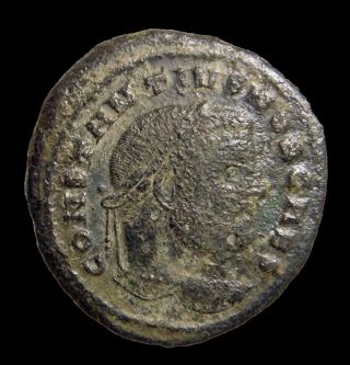 Hhc Roman Imperial,  Constantius I Chlorus Ae Large Follis,  Carthage Standing photo