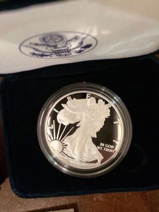 2010 American Eagle One Ounce Silver Proof Coin In Us And photo