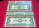 Two 1923 $1 U.  S.  Silver Certificates - Fr 237 - Pcgs Graded Large Size Notes photo 3