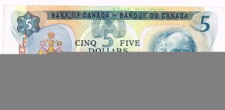 1979 Canada Five Dollars Note - P92b photo