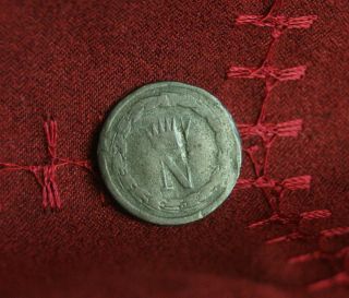 Italian States Kingdom Of Napoleon 1812 Silver 10 Centesimi World Coin Italy photo