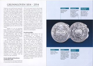 Norway Medal 2014,  200th Anniversary Constitution,  Grunnlovsmedalje 1814 - 2014 photo