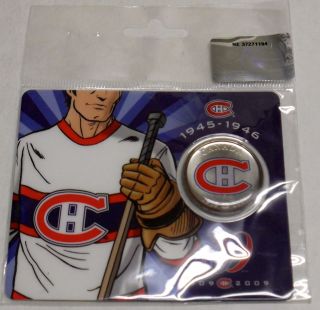 1909 - 2009 Montreal Canadiens 50 Cent Coin - 2 Of 6.  1945 - 46.  - Hard To Find photo