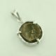 Sterling Silver Coin Pendant With Authentic Greek Coin,  Ancient Coin Pendant Coins: Ancient photo 1