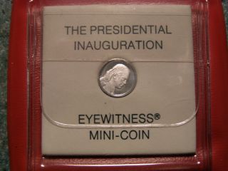 Franklin Presidential Inauguration - G.  Ford 10mm Solid Platinum Mini - Coin photo