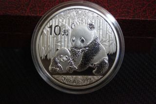 China 2012 1oz Silver Chinese Panda Coin 10yuan photo