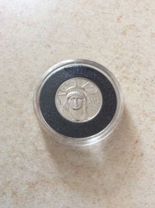 Platinum Eagle 2002 Liberty Eagle Coin Rare Bullion 1/10 Oz Pure Plat photo