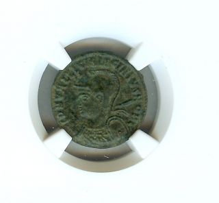 Licinius Ii As Caesar 317 - 324 Ad.  Nummus (2.  40g) Rev.  Jupiter Ngc Au photo