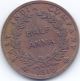 1818 Asth Laxmi East India Company Half Anna Rare Temple Token Coin Uf India photo 1