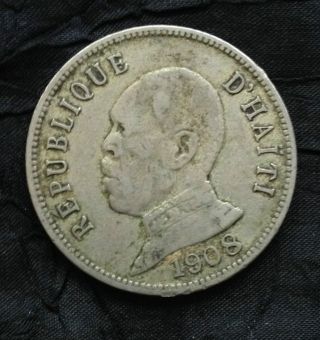 Haiti 50 Centimes,  1908 photo
