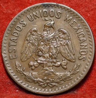 Circulated 1921 - Mo Mexico 5 Centavos Foreign Coin S/h photo