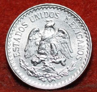 Uncirculated 1919 Mexico 10 Centavos Silver 1 Yr Type Foreign Coin S/h photo