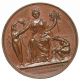 1809 France Napoleon I Bonaparte The Ourcq Canal Ae Medal Bramsen - 868 By Andrieu Exonumia photo 1