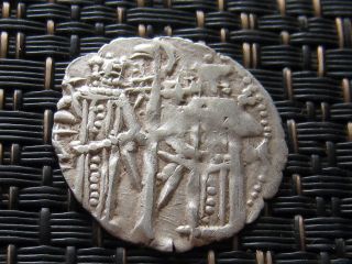 Medieval Silver Coin Grosh Of Ivan Alexander & Michael Asen Iv 1331 - 1371 Ad photo