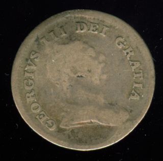 1805 Bank Of Ireland Silver 5 Pence Token photo