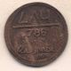 Holy 786 (1616) Rare Copper Tokan India photo 1