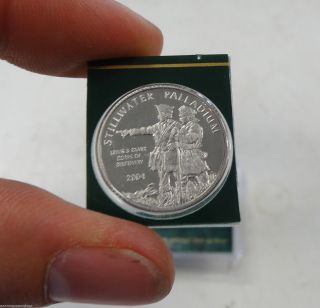 1/10 Oz Palladium.  999 Round Coin 2004 Lewis & Clark Discovery Stillwater/apmex photo