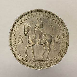 Great Britain - Crown - 1953 (est.  Value: $10.  00) J1032 photo