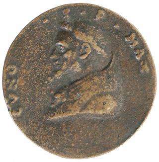 Pope Conon (686 - 7) Bronze Vatican Papal Medal photo