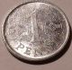 Finland 1 Penni,  1969 Four Joined Loops Form Design Aluminum Fine Detail Europe photo 3