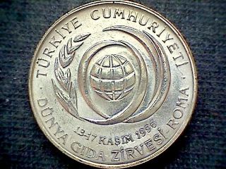 Turkey 1996 50000 Lira,  F.  A.  O,  Unc photo