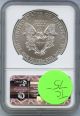 2012 American Silver Eagle Early Releases Ngc Ms 70 - 1 Oz Coin - S1s Jn752 Silver photo 1