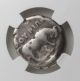 Lucania Thurium 443 - 400 Bc Ar Stater Ngc F Ancient Greek Silver Athena Bull Fish Coins: Ancient photo 2