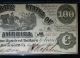 1861 $100 T - 13 Au Confederate States Of America Rare Csa Civil War Currency Note Paper Money: US photo 5