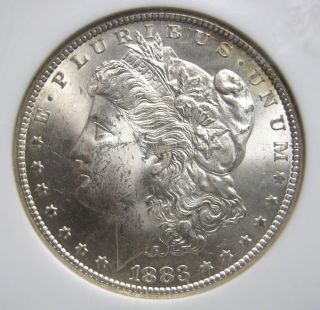1883 - Cc Morgan Silver Dollar - Gem - 015 photo