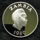 Zambia 10 Kwacha Silver Proof,  1989,  Save The Children Africa photo 4