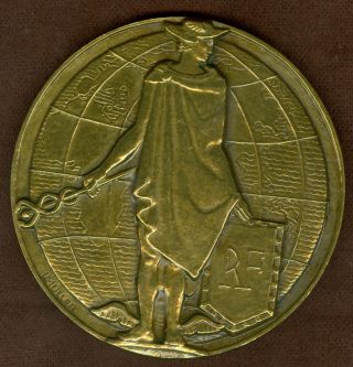 1939 French Medal Issued For The National Committee Of Foreign Trade Advisors photo