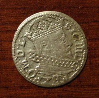 1626 Poland Lithuania 1 Grosz,  Groschen Silver Sigismund Iii Wilno - Vilnius photo