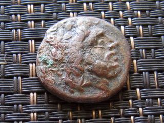 Ancient Greek Bronze Coin Unknown Very Interesting / 22mm photo