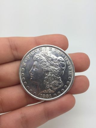 1881morgan Silver Dollar photo