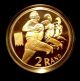1995 South Africa Proof Silver World Cup Rugby R2 Mintage 3,  981 Very Rare Africa photo 3