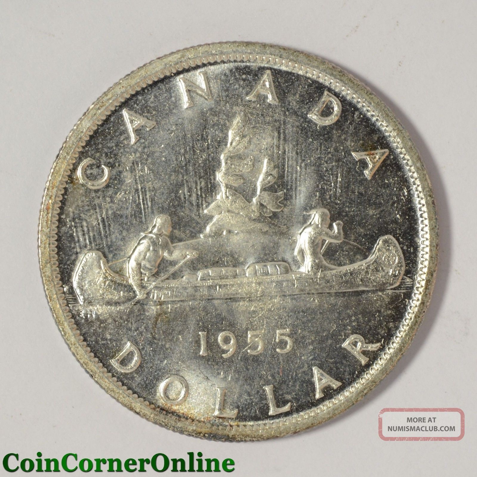 1955 Canada Silver Dollar (ccx5965) Coins: Canada photo