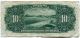 Brazil 1942 10 Mil Reis,  Pick 126,  Vg Paper Money: World photo 1