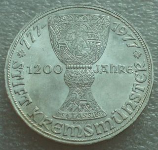 Austria 1977 100 Schilling Unc Silver Coin Km 2934 photo