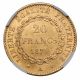 1879 - A 20 Francs Gold Coin - Angel/genius,  France Ngc Ms64 Europe photo 3