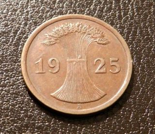 Germany,  Weimar Republic 2 Reichspfennig,  1925 - Coin photo