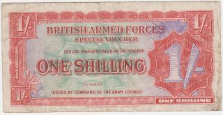 Great Britain 1 Shilling Bd 1948 Vf Military 2nd Series P.  M18b Code K1 photo