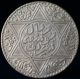Morocco.  Ah 1336 Silver Crown 1 Ryal (10 Dirhams).  Scarce. Africa photo 1