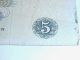 1948 Funf 5 Deutsch Mark Banknote - Sn 11v656515 - Good/fair - L@@k Europe photo 9